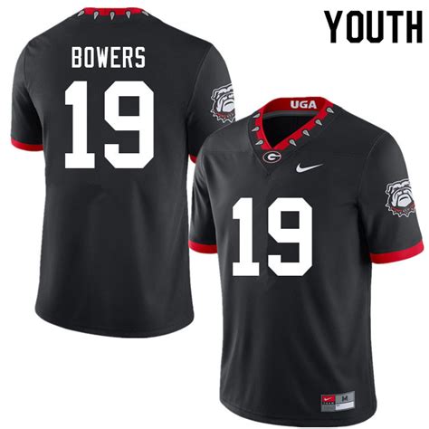 brock bowers jersey youth black